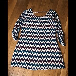 Quarter sleeve cocktail dress